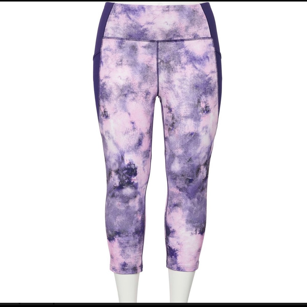 Plus Size tek gear high waisted capri leggings